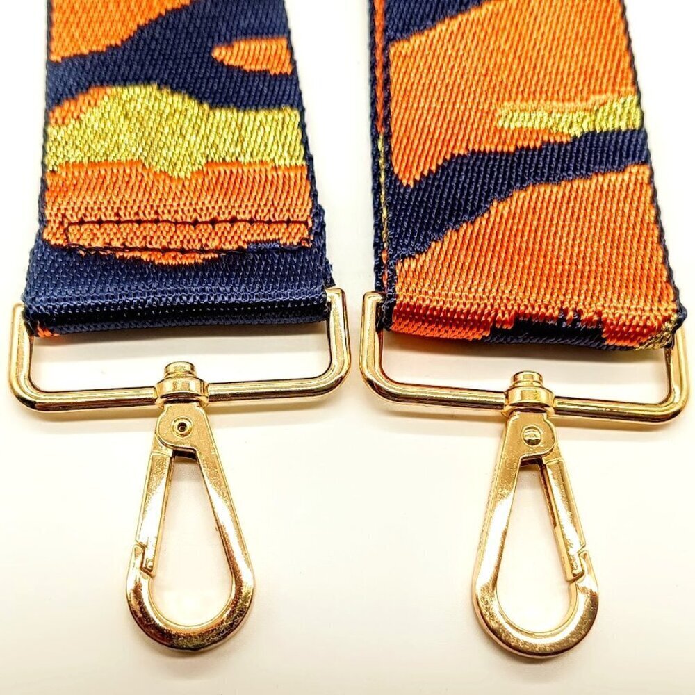 Ahdorned Camo Gold Metallic Wide Bag Strap - Picture 4 of 5